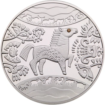 Колекційна срібна монета "Рік Коня" 15,55 г 2014 рік