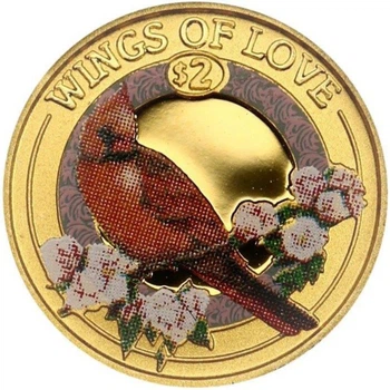 Колекційна золота монета “Wings of Love - Крила кохання” 1,24 г 2003 рік