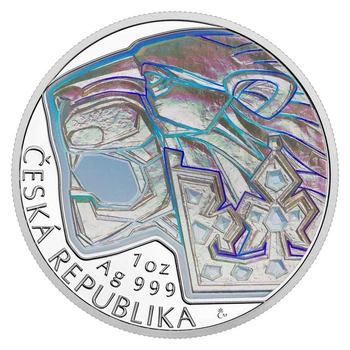 Колекційна срібна монета "Чеський Лев" 31,1 г 2026 рік