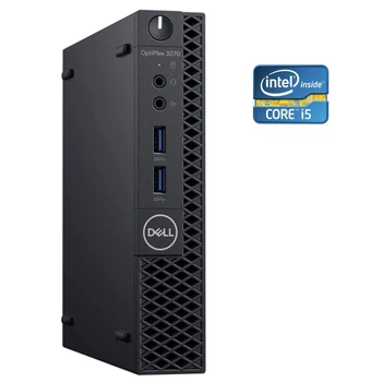 Неттоп Dell OptiPlex 3070 Micro USFF / Intel Core i5-10500T (6 (12) ядер по 2.3 - 3.8 GHz) / 8 GB DDR4 / 256 GB SSD / Intel UHD Graphics 630 б/у
