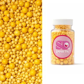 Посыпка кондитерская SD Pearls сахарные шарики карамель 3-10мм 100г