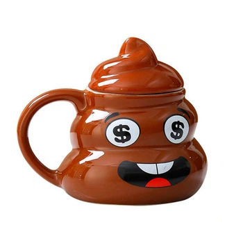 Кружка чашка фигурная Какашка 500 мл ABC Emoj 2