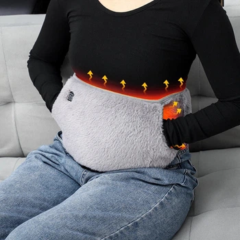 Пояс Warm Stomach USB электрический с подогревом, грелка для талии