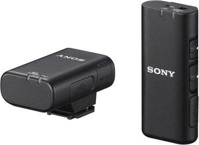 Петличный беспроводной микрофон Sony ECM-W2BT Черный (ECMW2BT.CE7)