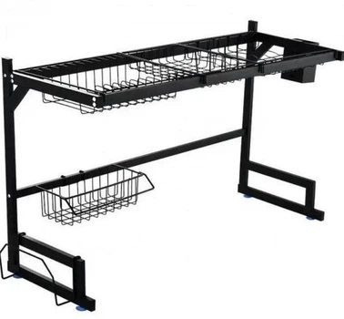 Органайзер для мытья посуды металлический, полка для раковины 65 см, Kitchen Rack