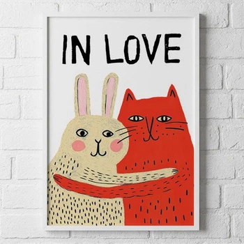 Постер в рамці In love 21×30 см, A4