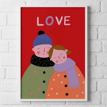 Постер в рамці Love 21×30 см, A4