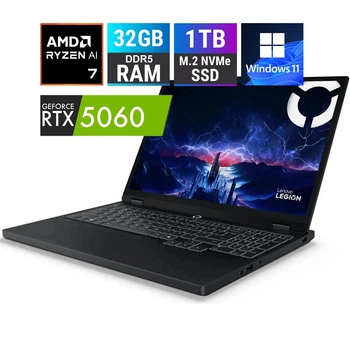 Игровой ноутбук 15.1" Lenovo Legion 5 15AHP10 - AMD Ryzen 7 260 / 32GB / 1TB SSD / 165Hz 2560x1600 OLED / RTX 5060 8GB / Win 11