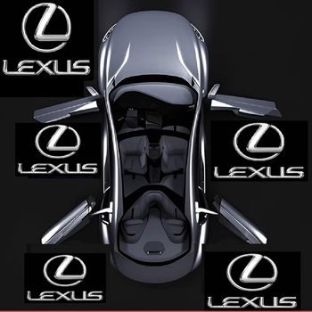 Подсветка дверей лексус проекция для Lexus 4 штуки на 4 двери