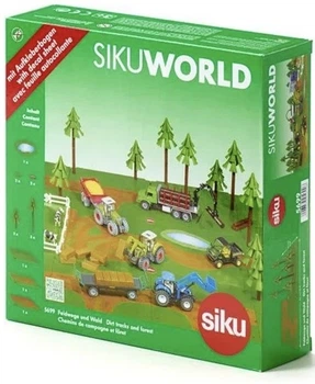 Набір лісових аксесуарів Siku World: Стовбури дерев та огорожі (5699) (4006874056996)
