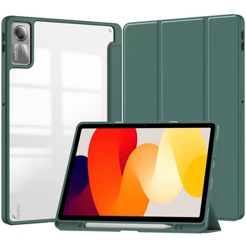 Чохол TPUCristal Pen holder для Xiaomi Redmi Pad SE 11 Темно-зелений