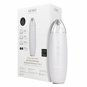 Микродермабразионное устройство для удаления черных точек GESKE MicroDermabrasion Blackhead Remover 7в1 жемчужное