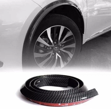 Универсальный молдинг на колесные арки CARBON 4шт. х 1.5м. SV0580