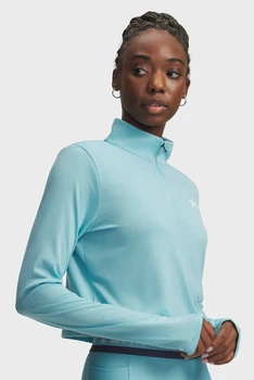 Жіноча блакитна спортивна кофта Tech Branded 1/2 Zip Under Armour SM 6009988-425