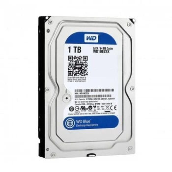 Жесткий диск 3.5" 1Tb Western Digital Blue, SATA3, 64 Мб, 7200 об/мин (WD10EZEX) (Refurbished)