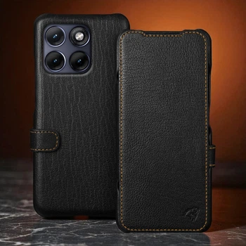 Чeхол книжка Stenk Premium для Motorola Edge 70 Fusion Чёрный (80567)