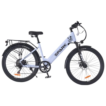 Электровелосипед SPARK E-CITY EASY WAY 17`` 48V/500W/12,5Ah голубой