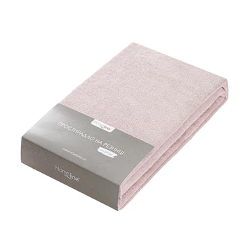 Простирадло Home Line 120108297 180х200 Махрові; Бавовна Рожевий