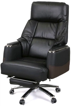 Крісло АКЛАС Осавул (Шкіра LC-A Black/PU Black)