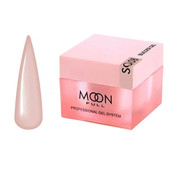Моделирующий гель Moon Full Builder Gel №08 бежево-розовый 30 мл