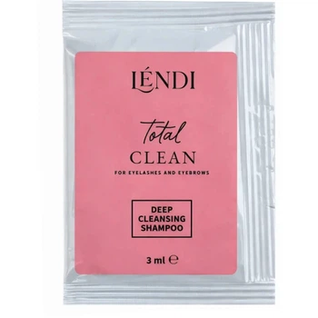 Шампунь Lendi для глубокой очистки бровей и ресниц Total Clean 3 мл