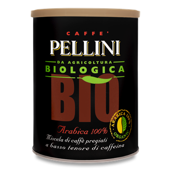 Кава Pellini Top Biologica Мелена 250 г Жерстяна Банка (Італія)