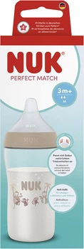 Бутылочка NUK Perfect Match PP Обезьянка 260 мл (4008600445852)
