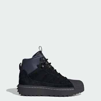 Детские Ботинки Superstar Winterized Trek Kids adidas JQ0346 38 (38 EUR) черный (4068801044995)