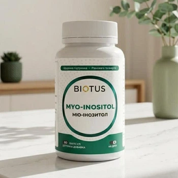 Міо-Інозитол для репродуктивного здоров'я Myo-Inositol Biotus 60 капсул