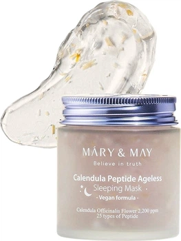 Nocna maseczka do twarzy Mary&May Calendula Peptide Ageless Sleeping 110 g (8809670682088)