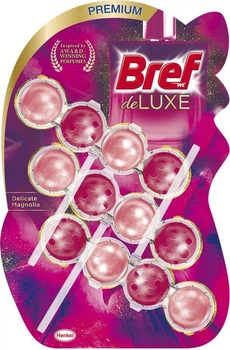 Набір туалетних блоків для унітазу Bref De Luxe Ніжна Магнолія 3 x 50 г (9000101372113)