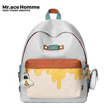 Рюкзак Mr.ace Homme Bee для ноутбука вместительный с кошельком