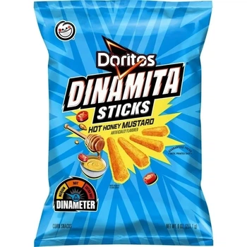 Чипсы Doritos Dinamita Sticks Hot Honey Mustard Острая горчица и Мед 255.1г