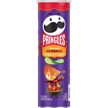 Острые чипсы Pringles Enchilada Adobada Potato Свинина в соусе чили 158г