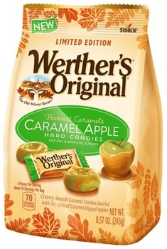 Карамель Werther's Original Caramel Apple Soft Caramels зі смаком Яблука 243г