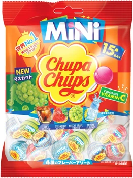 Льодяники Chupa Chups Mini Assorted Bag 15шт