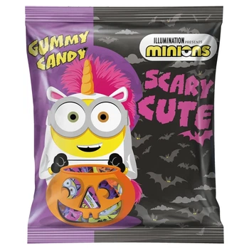 Жевательные конфеты Fux Candy Миньоны Minions Halloween Gummy Candy Scary Cude 240г