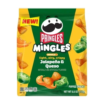 Снек Pringles Mingles Jalapeno & Queso Puffed Snacks Халапеньо і Кесо 155г