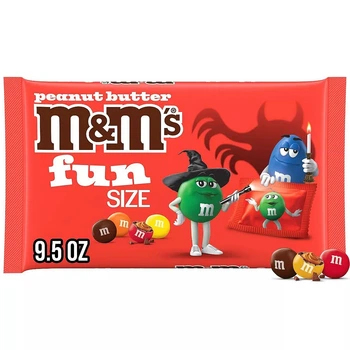 Драже M&M's Halloween Peanut Butter Fun Size Арахисовая паста 269г