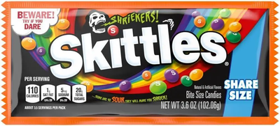 Драже Skittles Halloween Shriekers 102г
