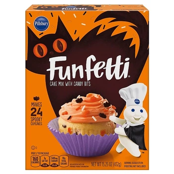 Набор для приготовления торта Funfetti Halloween Cake Mix with Candy Bits 432г