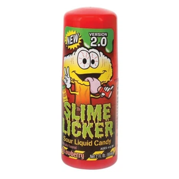Кислая конфета Роллер Toxic Wastes Slime Lickers 2.0 Sour Strawberry Клубника 60мл
