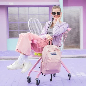 Рюкзак JANSPORT для мужчин и женщин, повседневный школьный рюкзак для студентов, 47LW7N8, цвет «пчелиный воск»