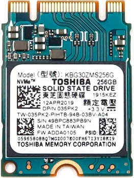 SSD диск Toshiba BG3 256GB M.2 2230 PCIe 3.0 x4 NVMe TLC (KBG30ZMS256G) (б/в)