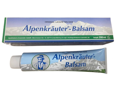 Бальзам Lacure Alpenkräuter Balsam протизапальний, антибактеріальний, охолоджуючий 200мл.