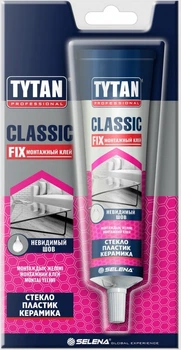 Клей монтажний каучуковий Tytan Classic Fix прозорий 100мл