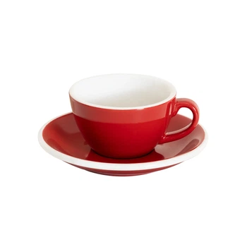 Чашка с блюдцем Loveramics EGG 150мл Red