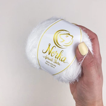 Пряжа Avanti Yarn Norka 100г біла №842