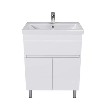 Підлогова тумба Мойдодир City White 70 біла з умивальником Cosmo 70