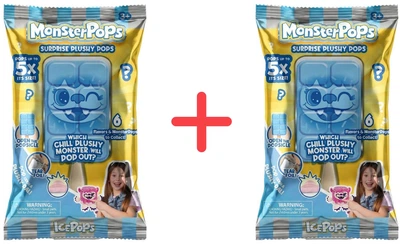 Набір м'яких іграшок-сюрпризів Ice Pops з формою для морозива Monster Pops Веселі монстрики 2 шт (584858371_584858371)